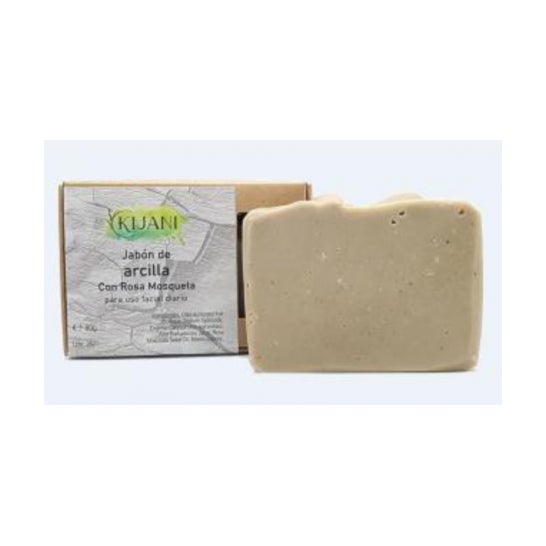 Kijani Jabón en Pastilla de Arcilla 80g
