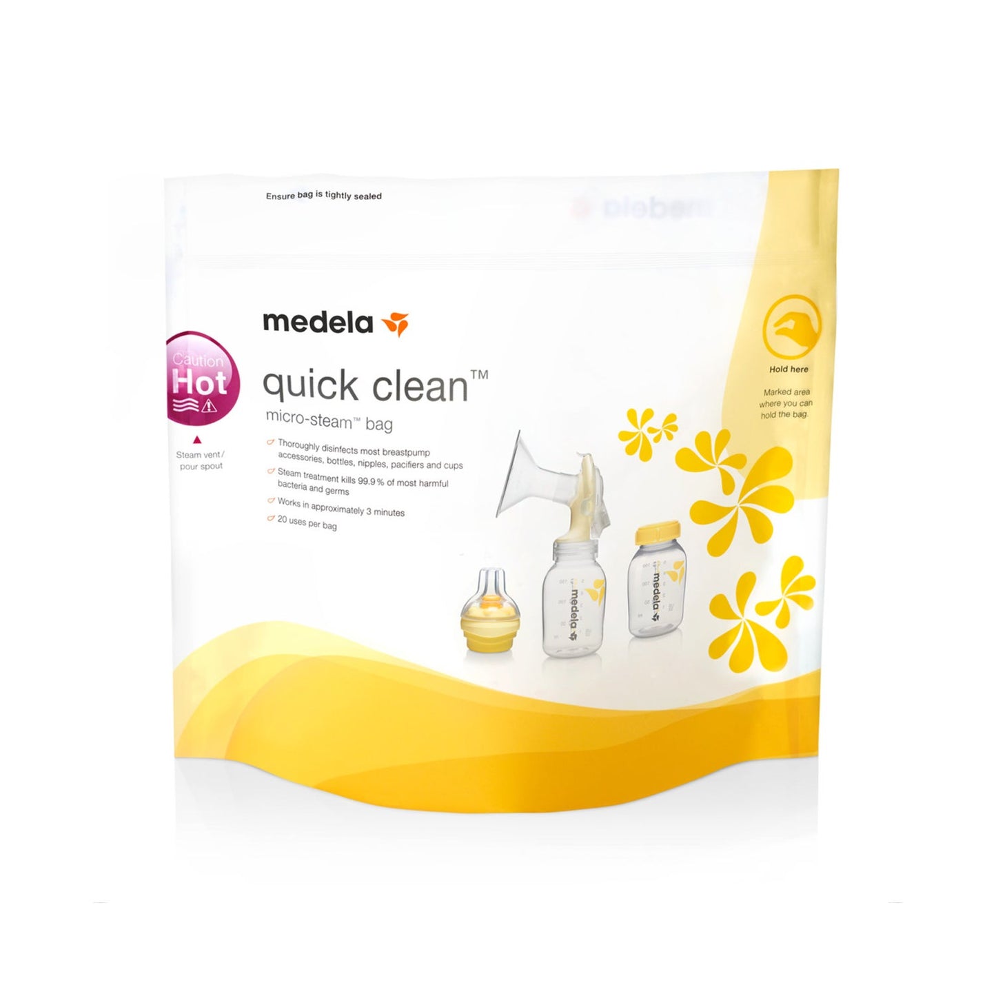 Medela Bolsa para microondas Quick Clean 5uds
