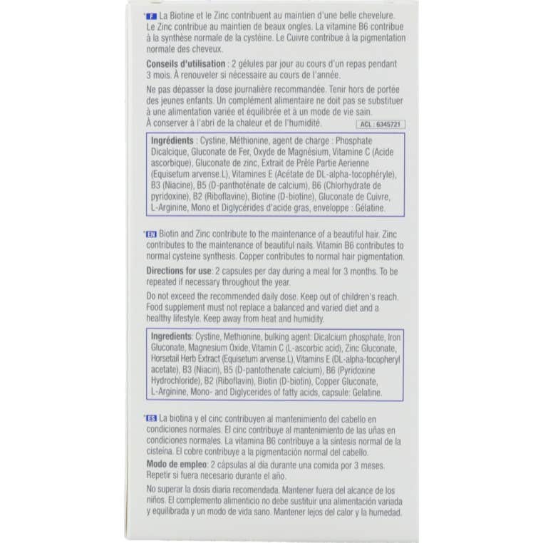 Novophane Uñas y Cabello 180 Perlas