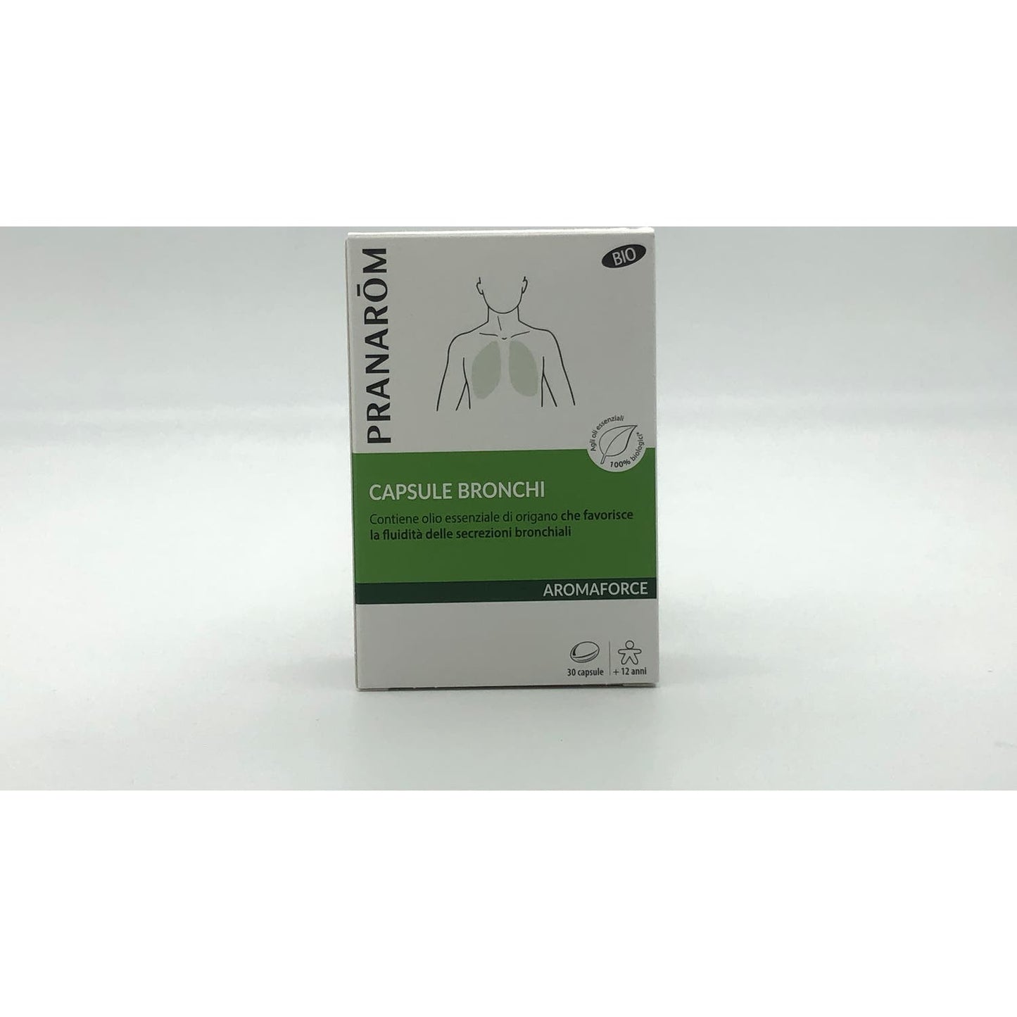 Pranarôm Aromaforce Cápsulas Bronquios BIO 30caps