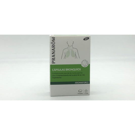 Pranarôm Aromaforce Cápsulas Bronquios BIO 30caps