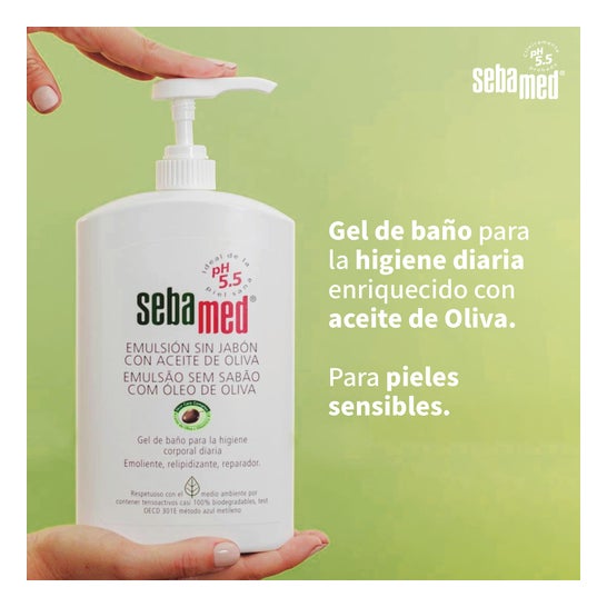 Sebamed Emulsión Sin Jabón Aceite de Oliva 1000ml
