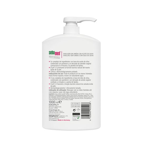 Sebamed Emulsión Sin Jabón Aceite de Oliva 1000ml