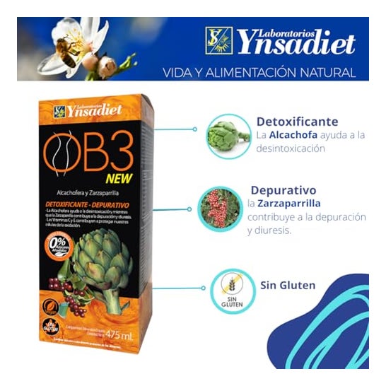 OB3 Drenante Jarabe 475 ml