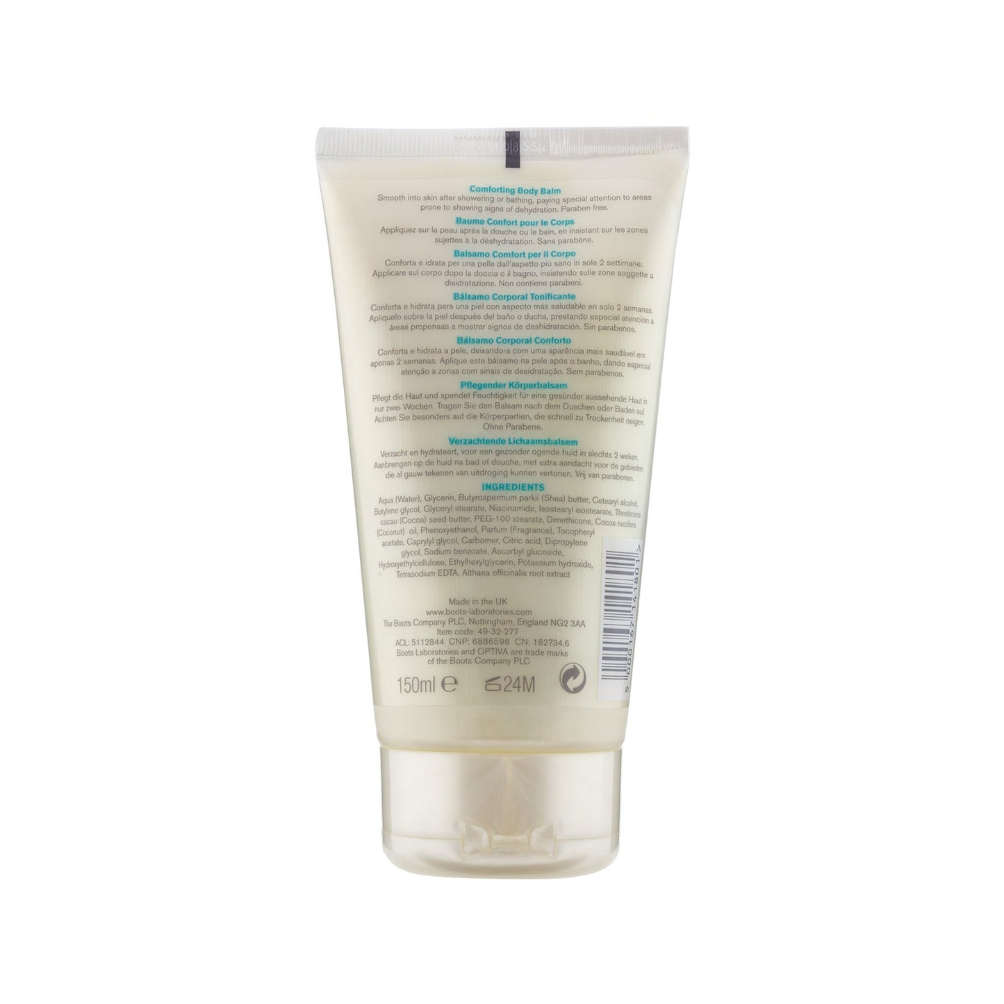 Optíva bálsamo corporal reconfortante 150ml