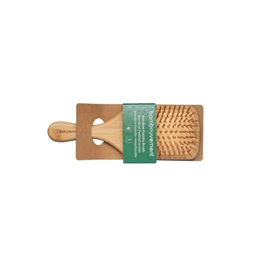 Bamboovement Cepillo Pelo Bambú Paleta-Rectangular 1ud