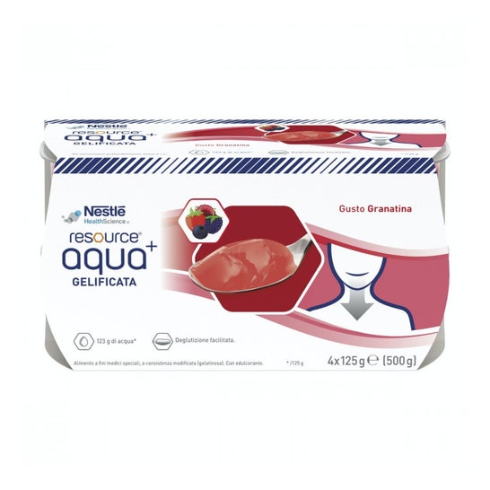 Resource Aqua+ Granadina 4x125g