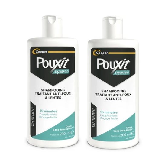 Pouxit Champú Tratamiento Piojos & Liendres 2x200ml