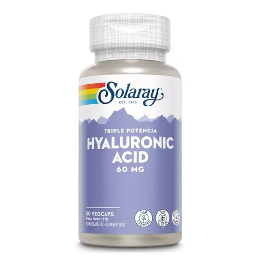 Solaray hyaluronic acid 60mg 30cáps