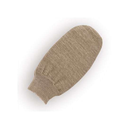 Biocenter guante Exfoliante de Lino Hammam 1 ud