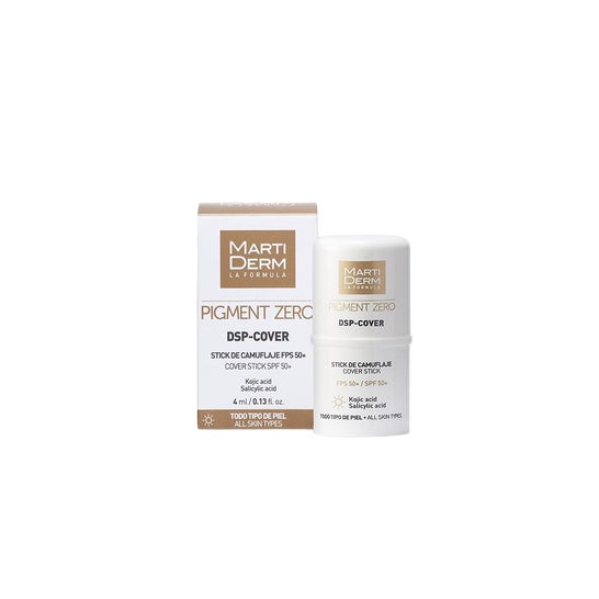 Martiderm® Pigment Zero DSP-Cover Stick de Camuflaje SPF50+ 4ml