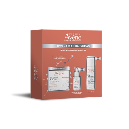 Avène Pack Hyaluron Activ B3 Crema Regeneradora 50 ml + Sérum 10 ml + Agua Termal 50 ml