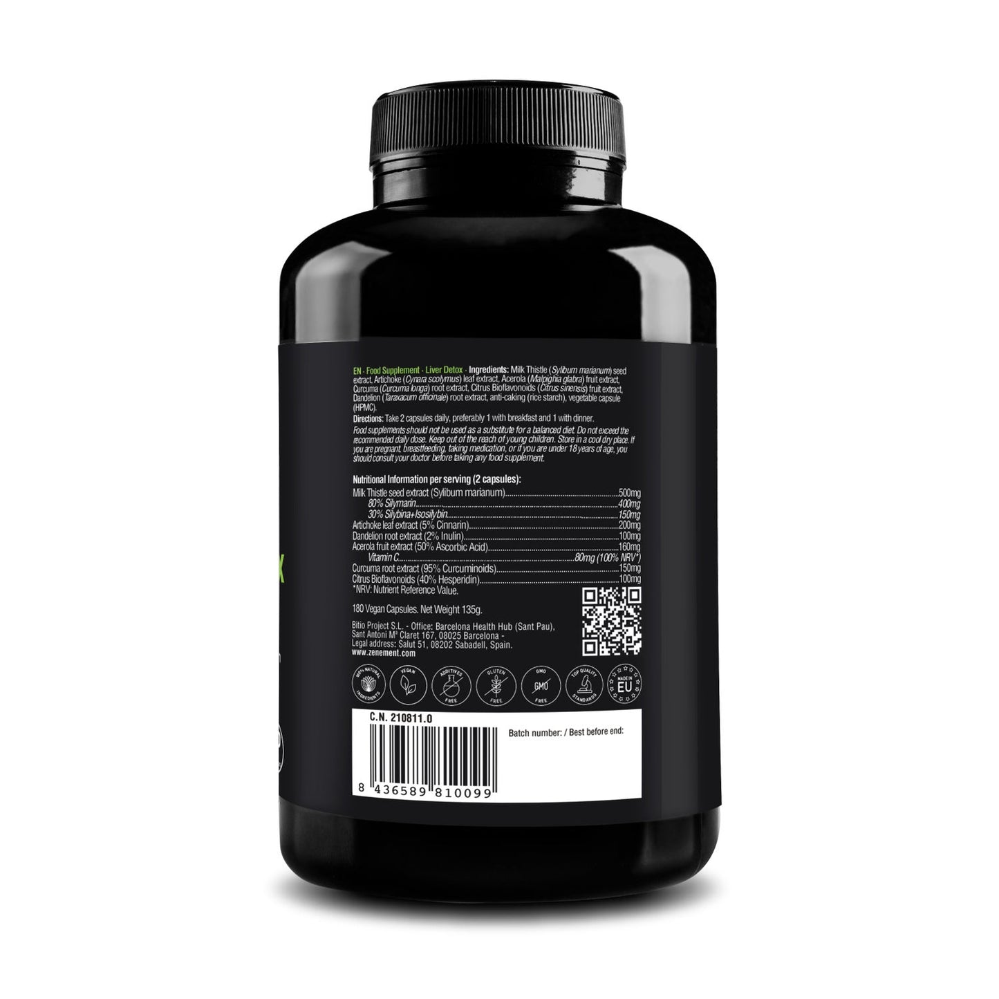 Zenement Detox Hígado 180 vcaps
