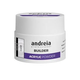 Andreia Professional Polvo Acrílico Construcción Uñas Clear 35g