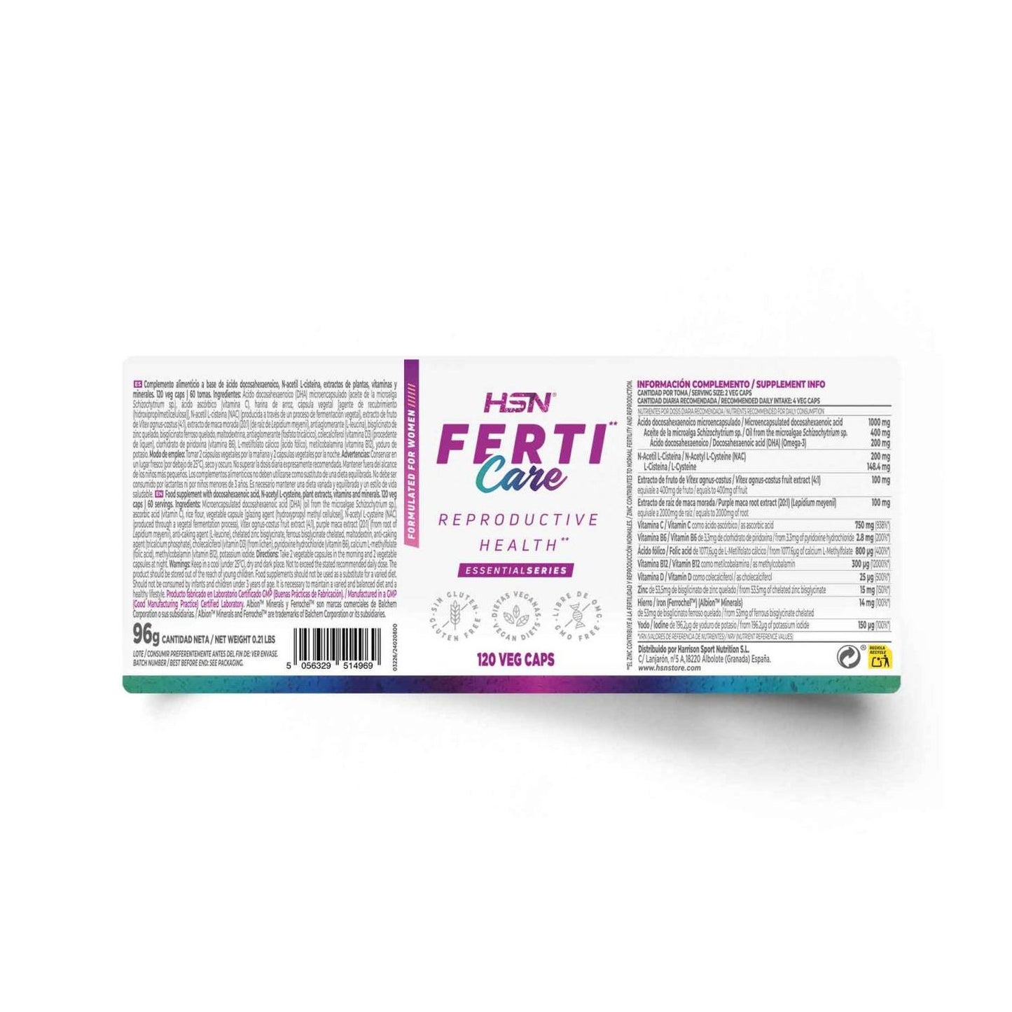 HSN Ferti Care Especial Mujer 120vcaps