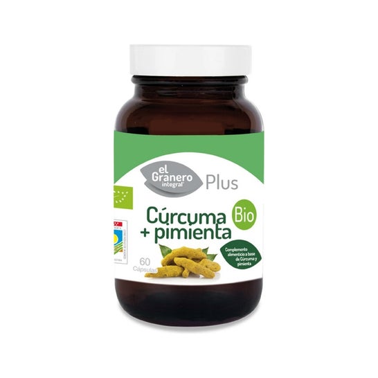 El Granero Curcuma Pimienta Bio 60caps
