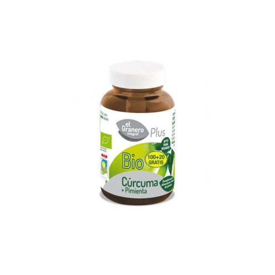 El Granero Curcuma Pimienta Bio 60caps
