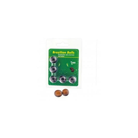 Diverty Sex Taloka Brazilian Balls Intimate Gel Chocolate 5uds
