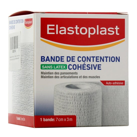 Elastoplast Venda Compresión Cohesiva Sin Látex Blanca 7cmx3m