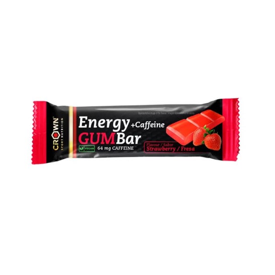 Crown Energy gym Bar Strawberry Caffeine 64 mg 1 ud