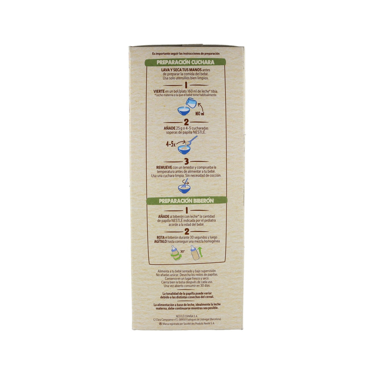 Nestlé Papilla 8 Cereales 725g