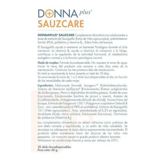 DonnaPlus+ Sauzcare 20uds