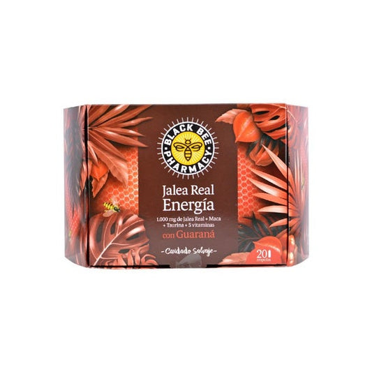 Black Bee Jalea Real Energía Guaraná 20 Ampollas