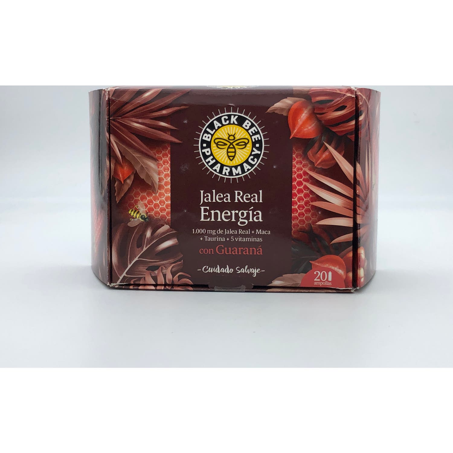 Black Bee Jalea Real Energía Guaraná 20 Ampollas