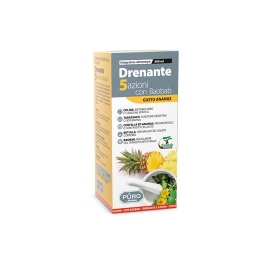 Uragme Puro Drenante 5 Acciones Baobab 500 ml