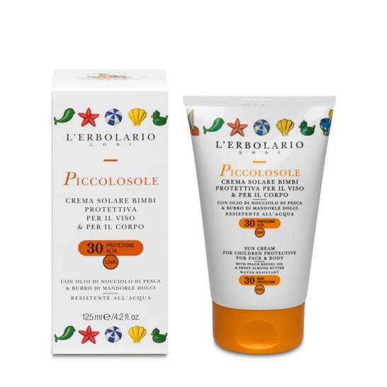 L'Erbolario Piccolosole Crema Solar Infantil SPF30 125ml
