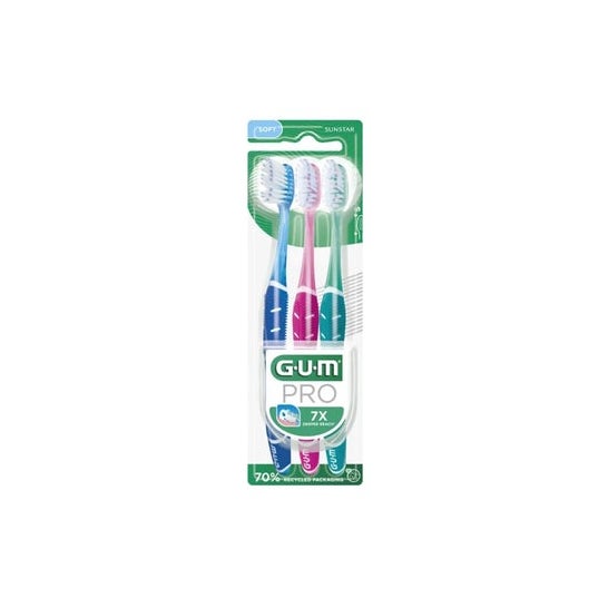 Gum Technique Pro 525 Cepillo Dental Suave 3uds