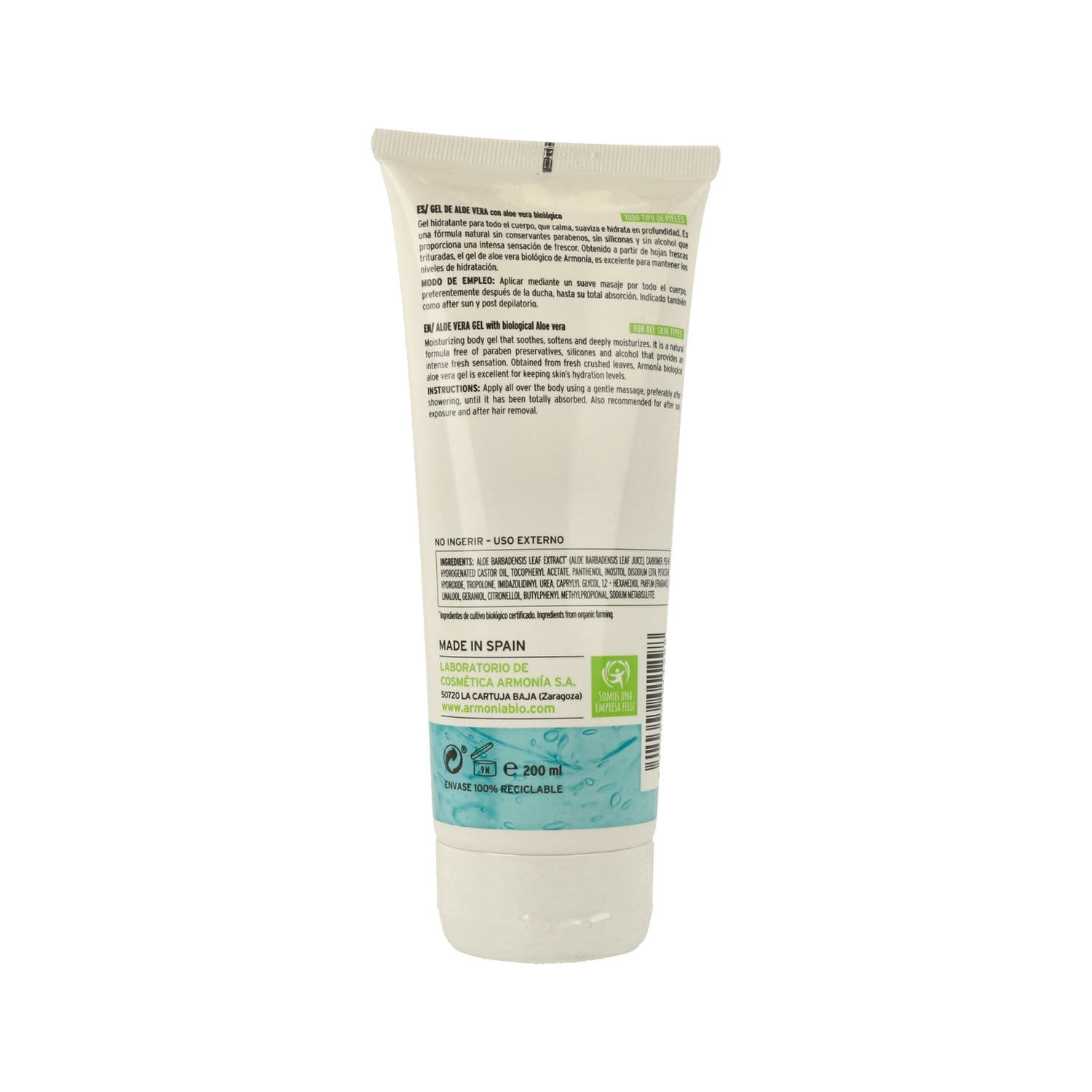 Armonía Gel Aloe Vera 99% Bio 200ml
