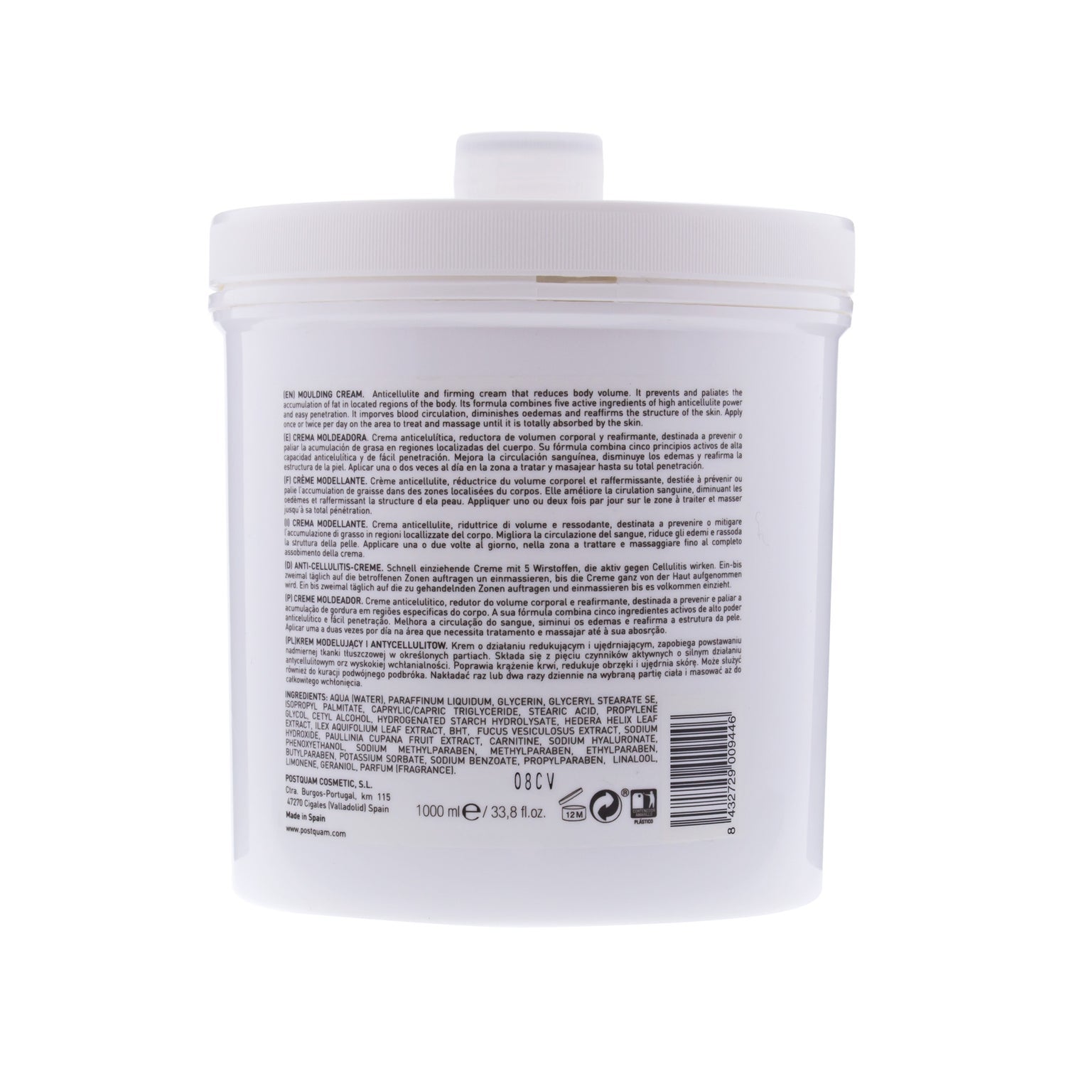Postquam Crema Moldeadora Corporal 1000ml