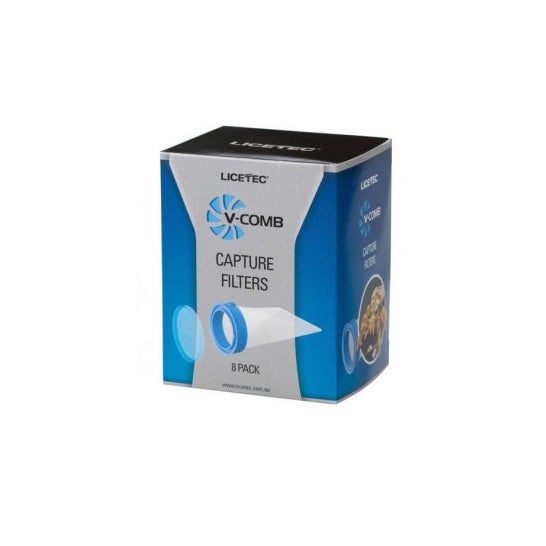 Licetec V-COMB 8 Filtros Desechables Anti-piojos