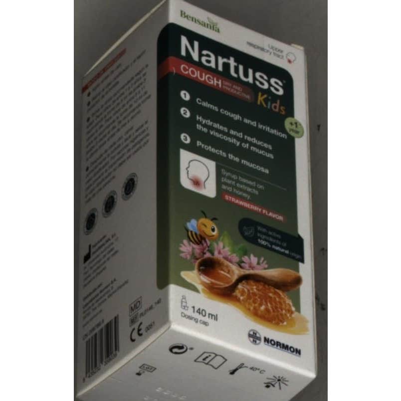 Nartuss Bensania Kids Tos Seca 140ml
