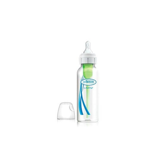 Dr Brown's Biberón 0 BPA Boca Estrecha Natural Flow 250ml 1ud
