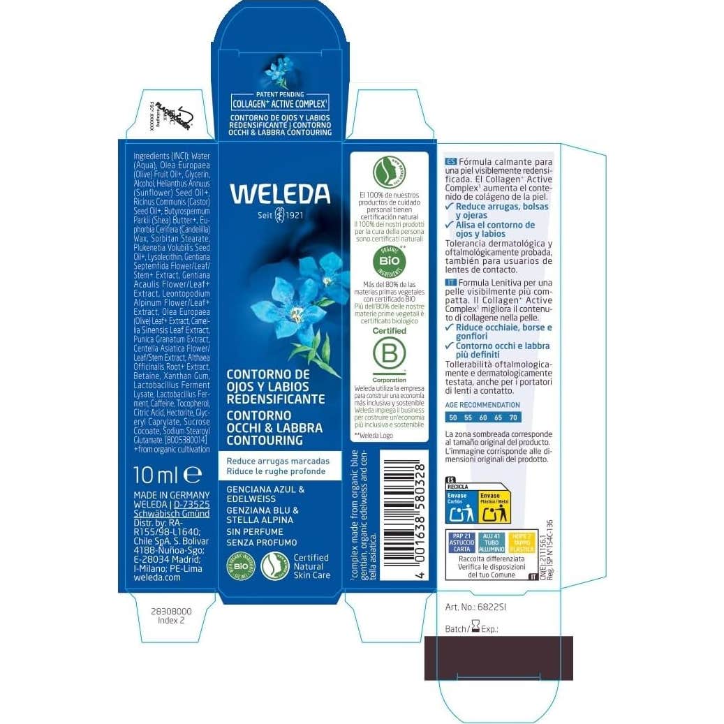 Weleda Contorno de Ojos y Labios Redensificante Genciana Azul y Edelweiss 10ml