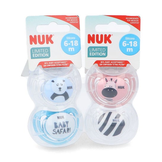 Nuk Chupete Silicona Freestyle Pacifier Baby 6-18 M 2 uds