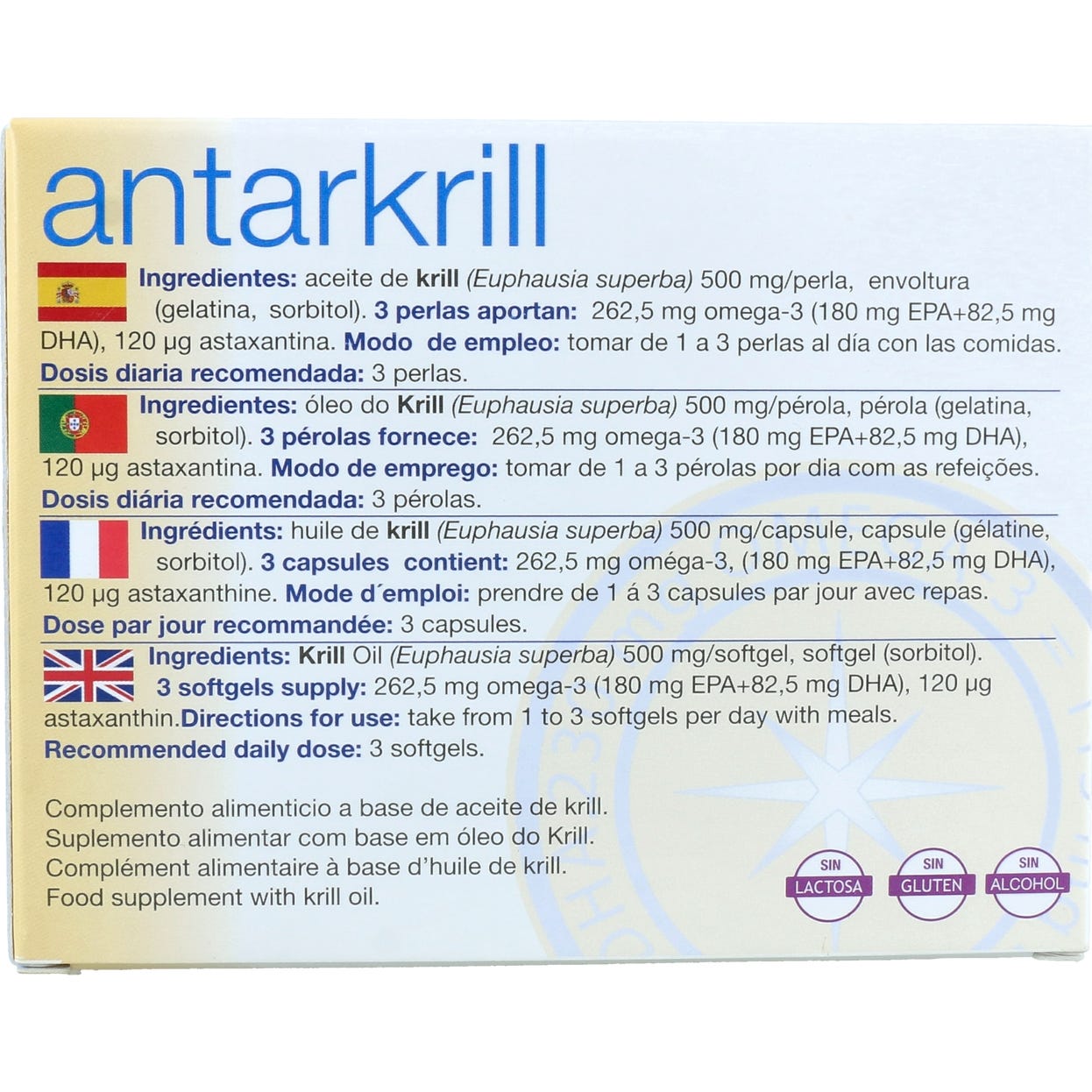 Herbetom Antarkrill Omega 3 60 perlas