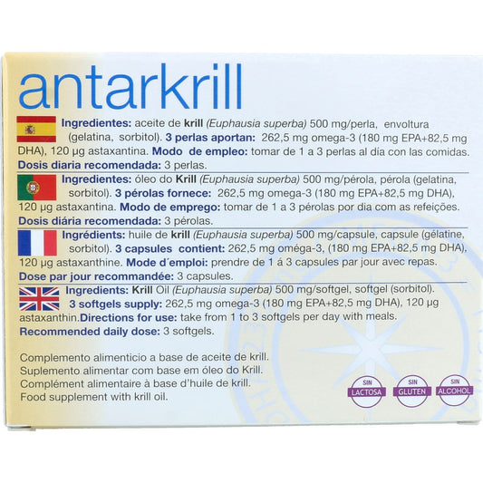 Herbetom Antarkrill Omega 3 60 perlas