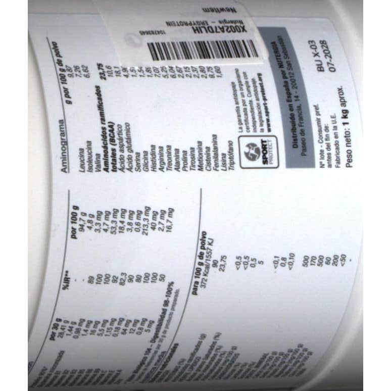 Ergyprotein Hidrolizado Enzimático de Proteína de Suero 1kg