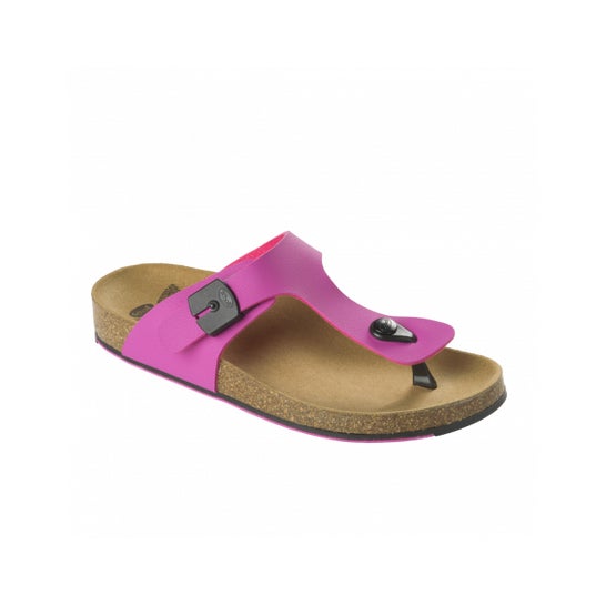 Scholl Spikey Ss 5 Mule Bioprint Fucsia Negro Talla 37 1 Par