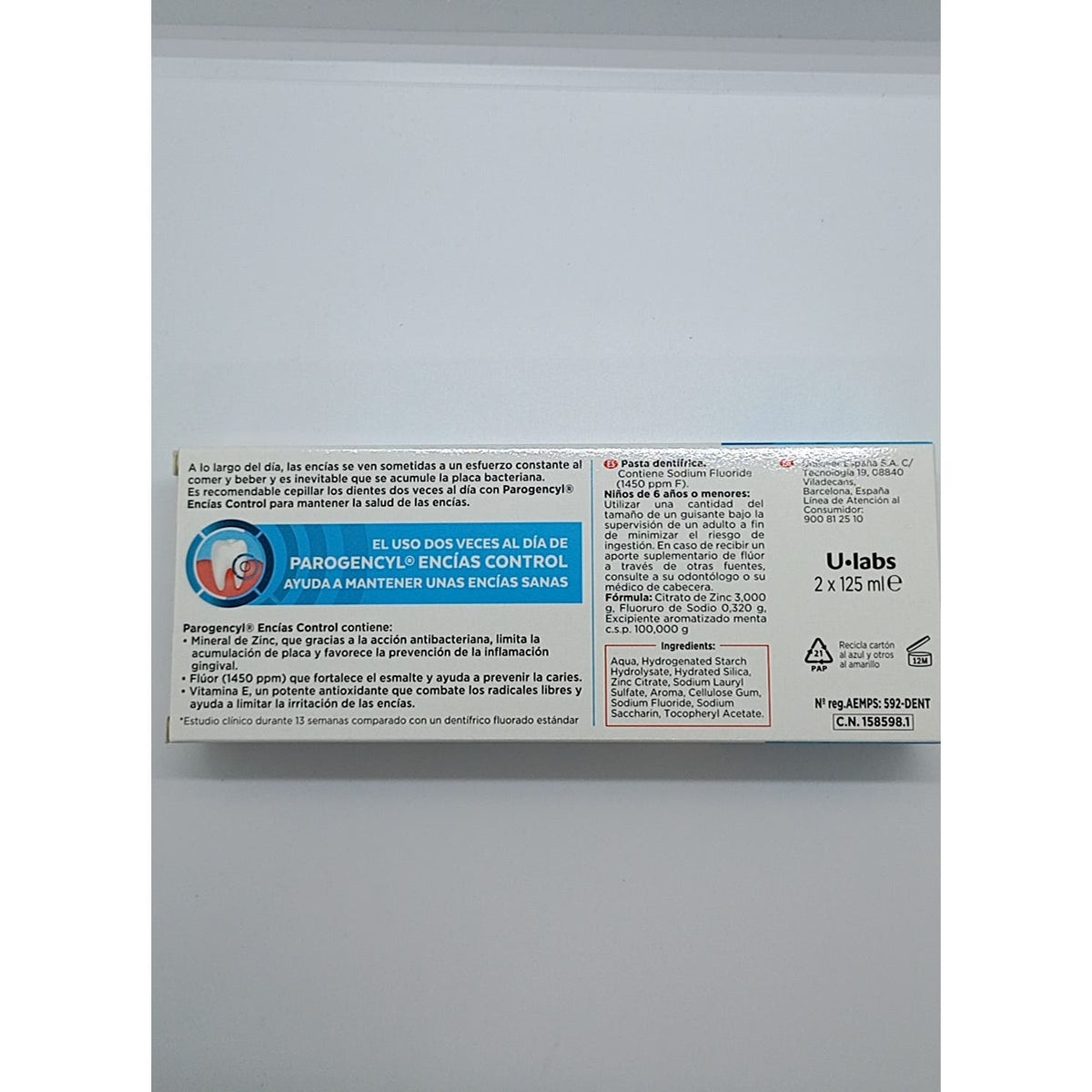 Parogencyl Encías Control 2x125ml
