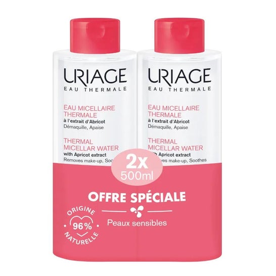 Uriage Agua Micelar Termal Pieles Sensibles 2x500ml