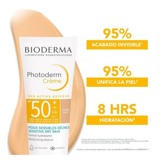 Bioderma Photoderm Crema Color SPF50+ Claro 40ml