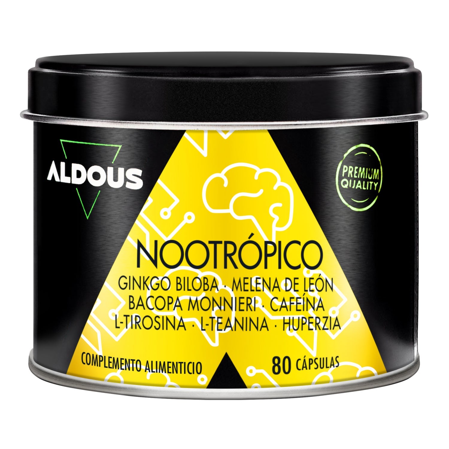 Aldous Labs Nootrópico 800mg 80caps
