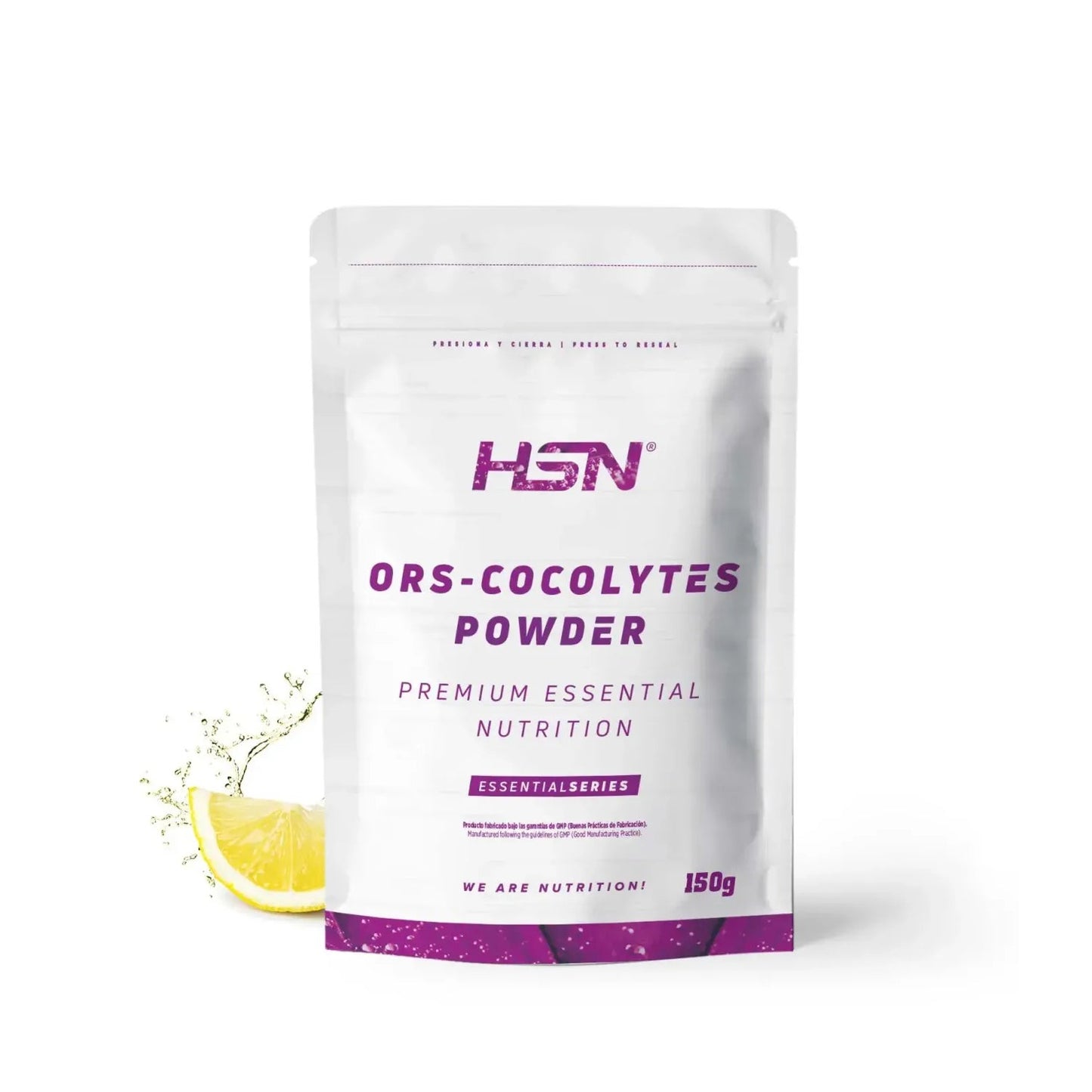 HSN ORS Cocolytes Agua de Coco + Electrolitos en Polvo Limón 150g