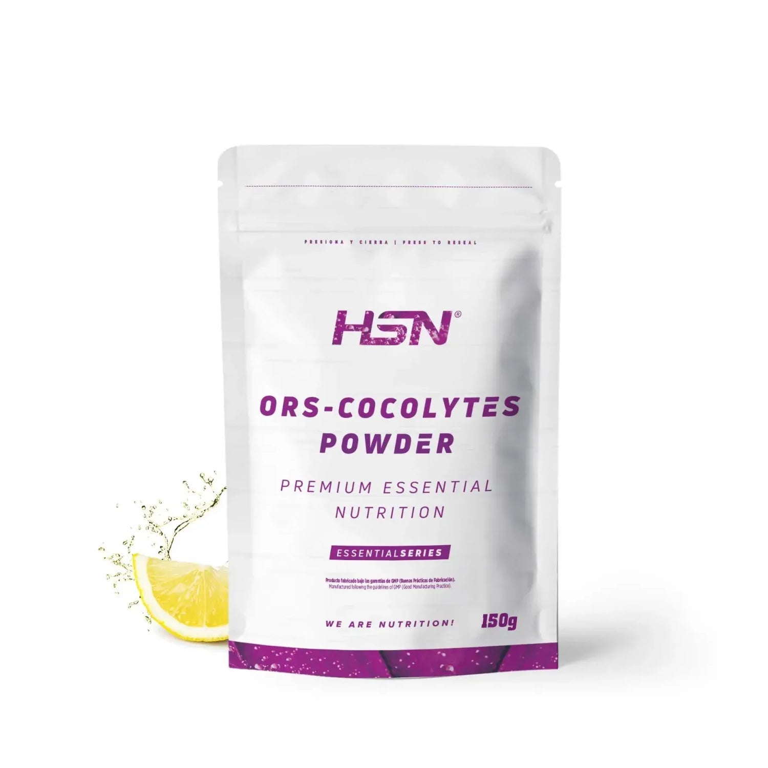 HSN ORS Cocolytes Agua de Coco + Electrolitos en Polvo Limón 150g