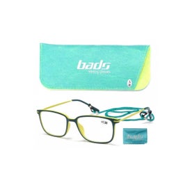 Bads Gafas de Lectura Metal Verde Amarillo 3.00 1ud