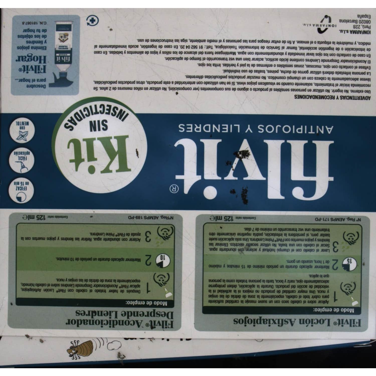 Filvit Kit Dimeticona 1ud